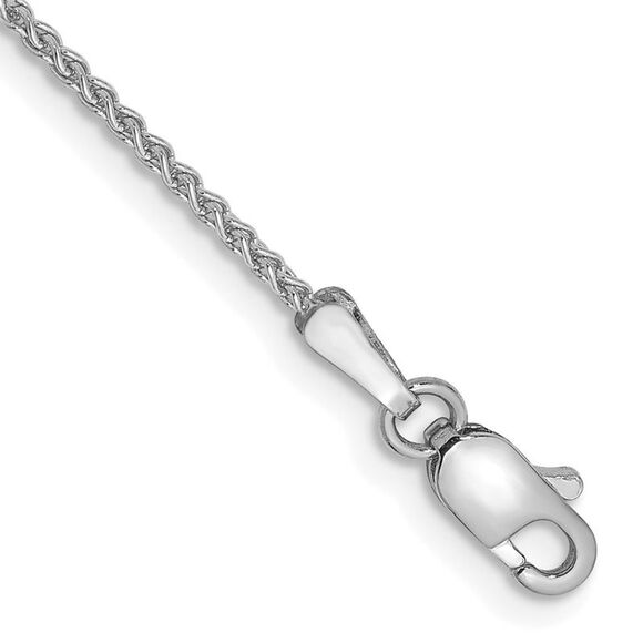 14k White Gold 9 inch 1.25mm Spiga with Lobster Clasp Anklet,All Products : American Fashion Style Bags On Sale 14k White Gold 9 inch 1.25mm Spiga with Lobster Clasp Anklet,All Products : American Fashion Style Bags On Sale